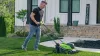 Greenworks представила аккумуляторную газонокосилку GD24X2LM411 с мощностью 48 В и травосборником на 60 литров