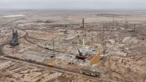 Роскосмос показал огромный «Протон» с высоты птичьего полёта