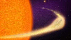 Астрономы обнаружили планету с лавовым хвостом