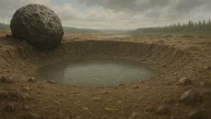 Ученые обнаружили, что жизнь появилась в кратере астероида уже через 4 миллиона лет после удара