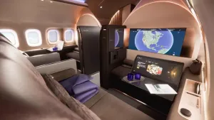 BMW доработала Boeing 737 — салон оформлен не хуже чем в «семерке» BMW