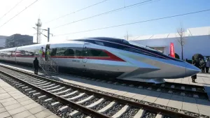 Китайский поезд CR450 установил новый мировой рекорд скорости в 453 км/ч