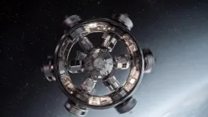 В России запатентовали космическую станцию с искусственной гравитацией, вращающуюся вокруг своей оси