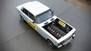 Lada с бензопилами — самый безумный V16, который вы только могли представить