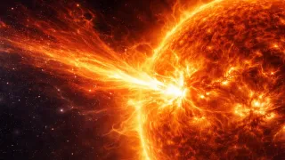 На Солнце зафиксирована сверхмощная вспышка класса X4.2