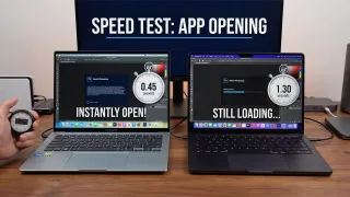 Быстрый тест показал, что MacBook Pro M3 Pro порой сильно уступает Windows-ноутбуку
