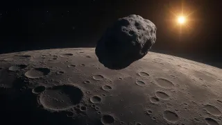 Древний лунный метеорит раскрывает тайны вулканов Луны
