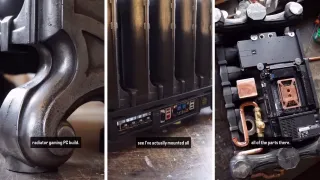 Энтузиаст использовал для охлаждения ПК 50-килограммовую чугунную батарею викторианской эпохи