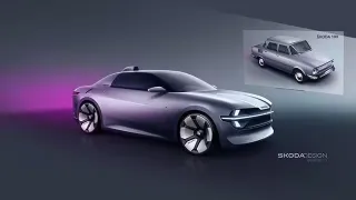 Представлен электрический концепт, вдохновлённый моделью Skoda 100