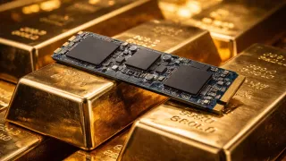 SSD теперь реально дороже золота: твердотельные накопители обогнали драгоценный металл по цене за грамм