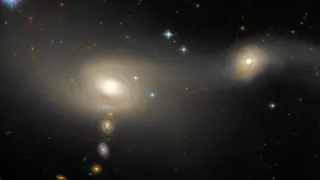 Потрясающее звездное шоу от Hubble