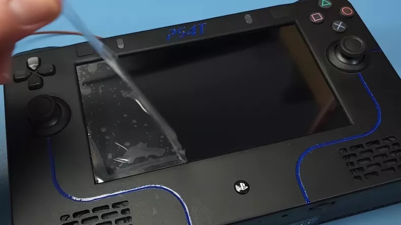 Как сделать портативную консоль из PlayStation 4 Slim?