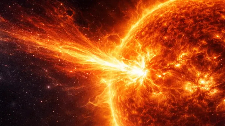 На Солнце зафиксирована сверхмощная вспышка класса X4.2