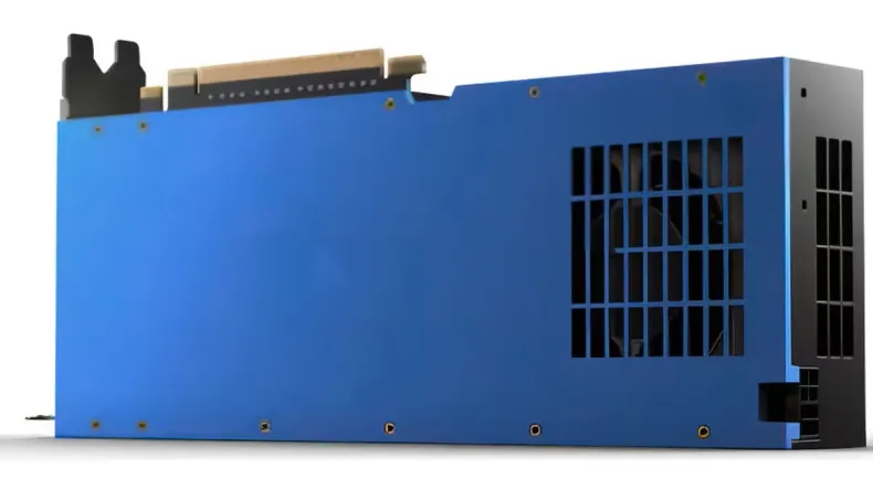 Так выглядит новая компактная видеокарта Intel с 32 ГБ памяти: опубликованы изображения Intel Arc Pro B70