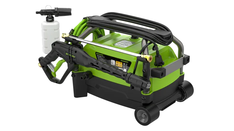 Greenworks представила мойку высокого давления PW3140 с давлением до 140 бар