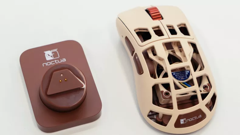 Представлена игровая мышь с вентилятором Noctua: теперь ваша ладонь не вспотеет