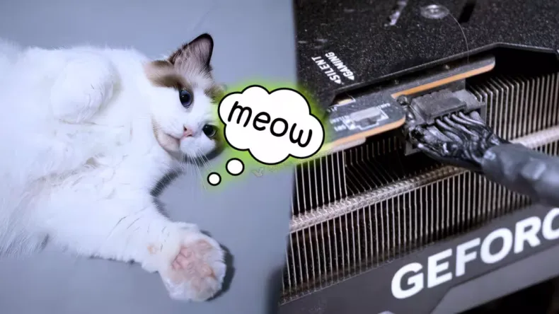Кот владельца GeForce RTX 4090 «позвал» хозяина из туалета, когда карта загорелась