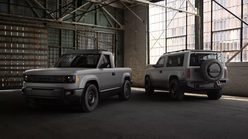 Всё что известно о Slate Truck и Slate SUV — честных электромобилях из будущего
