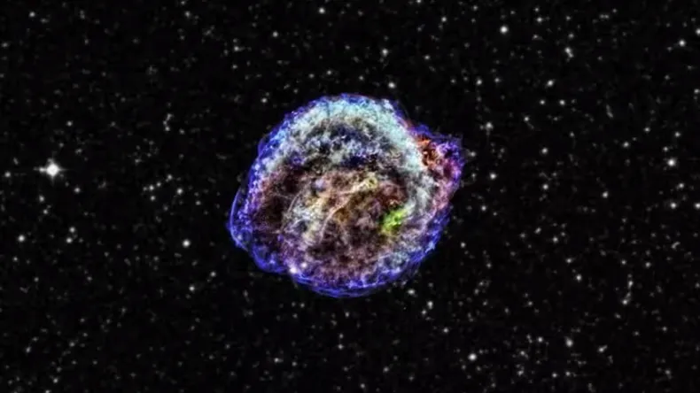 Опубликовано самое длительное 25-летнее видео расширяющихся остатков сверхновой Кеплера