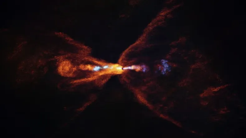 Телескоп JWST запечатлел момент рождения планетной системы