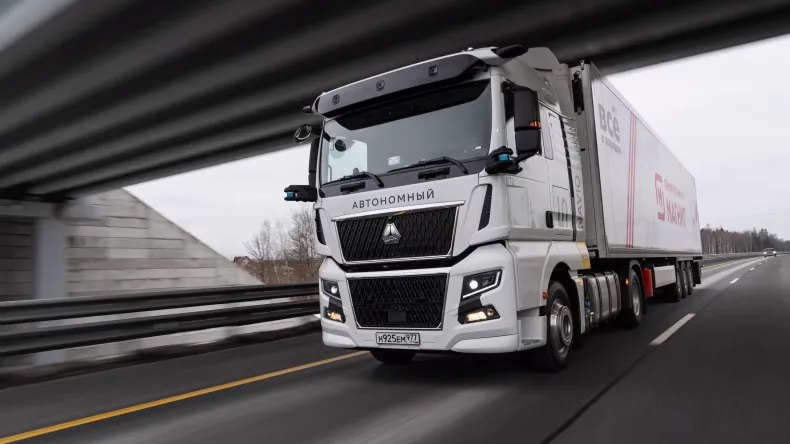 «Магнит» и Navio провели первые испытания ИИ-грузовика по трассе М-12 «Восток»