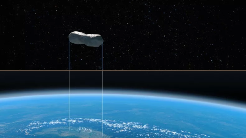 Странный астероид удалось запечатлеть во всех подробностях
