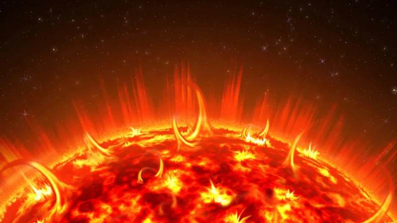 Ученые разгадали загадку дождя в атмосфере Солнца