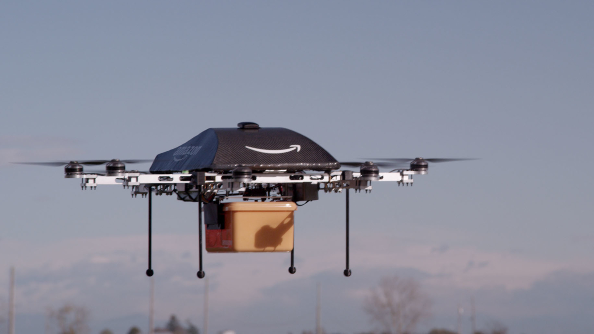 Amazon патентует гигантский «улей» для дронов