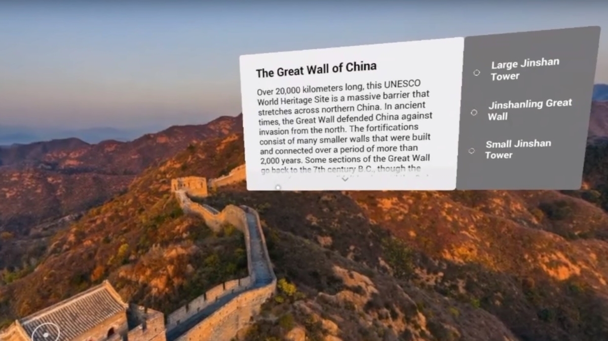 Google помещает исторические места в виртуальную реальность