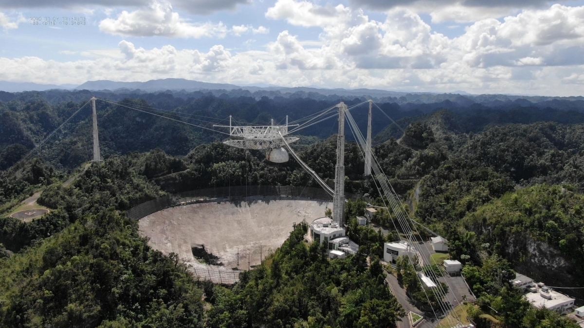 Пришла пора прощаться с 305-метровым телескопом обсерватории Аресибо