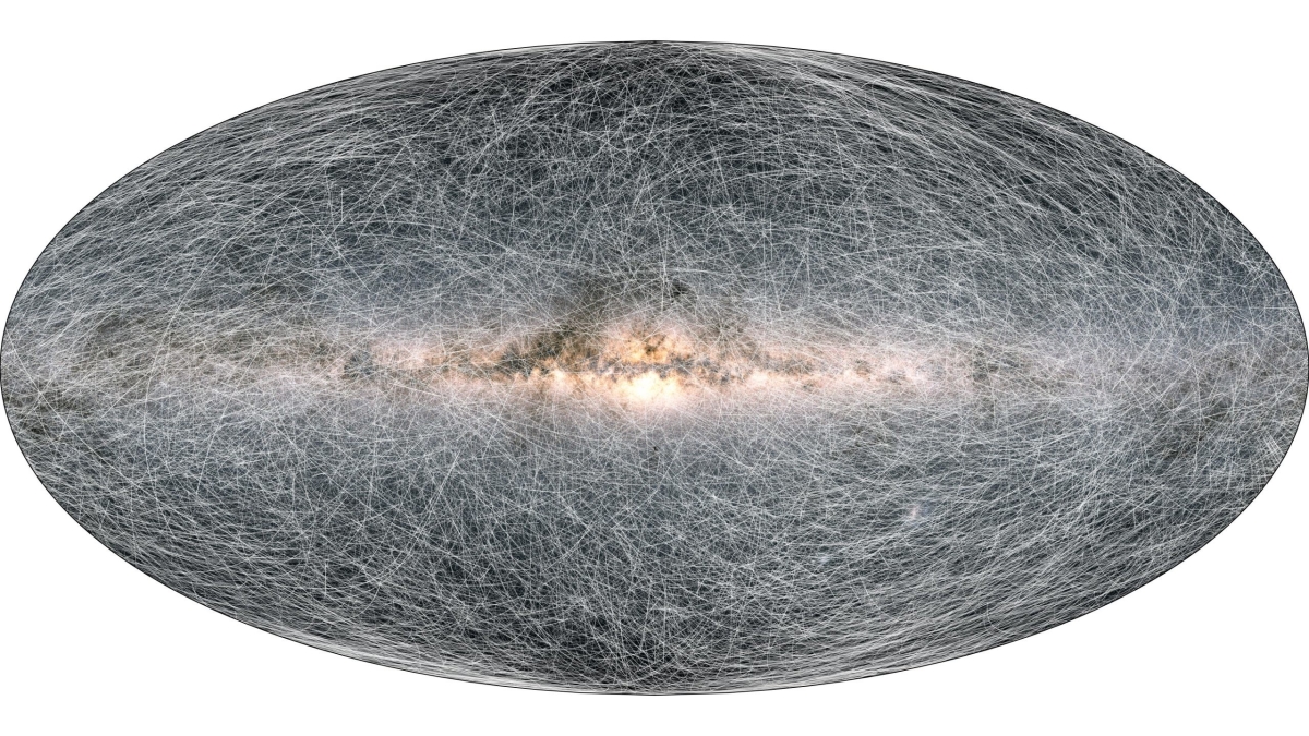 Посмотрите, как будут двигаться звезды нашей галактике ближайшие 1,6 миллиона лет