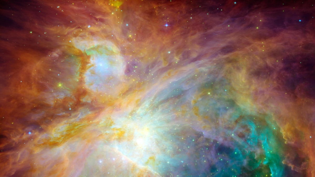 Вихри хаоса в центре туманности Ориона и невероятно детализированный квазар