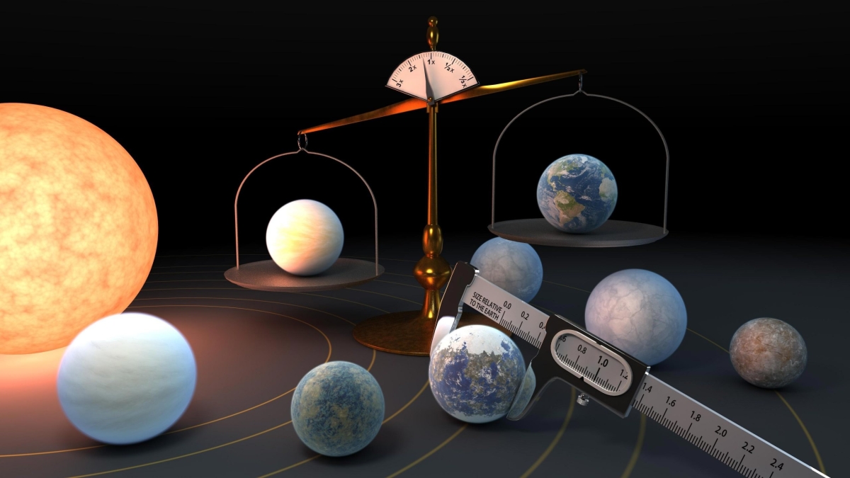 Семь каменистых планет TRAPPIST-1 удивительно похожи на Землю