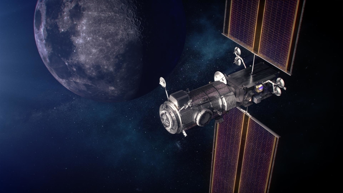 NASA выбрала SpaceX для запуска первых элементов Лунной базы