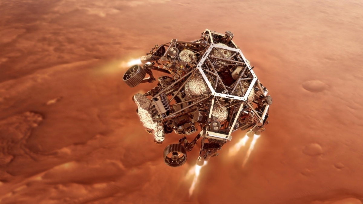 Марсоход Perseverance успешно приземлился на Красной планете