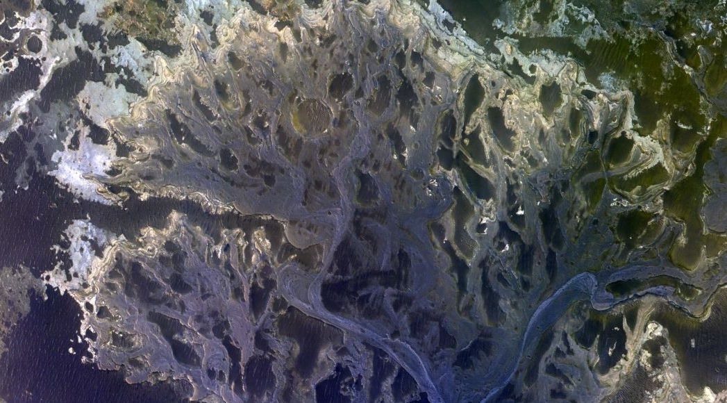 На поверхности марса обнаружена дельта древней реки