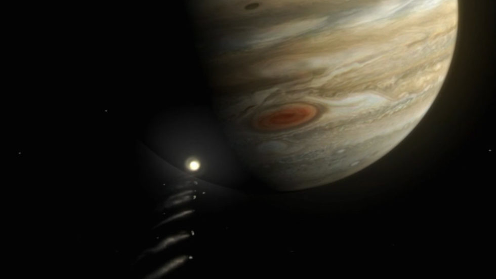 Юпитер под ударом — осколок крупной кометы врезался в огромную планету