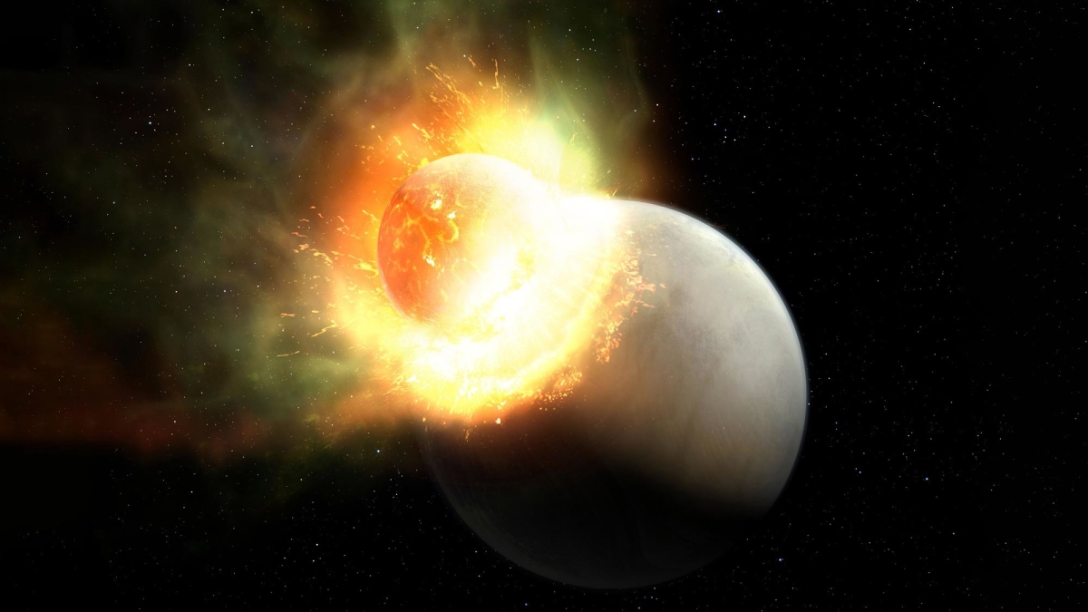 В соседней звездной системе обнаружены следы столкновения планет
