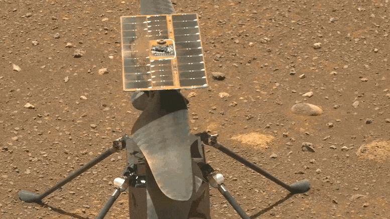 NASA опубликовало первое цветное изображение Марса, сделанное с помощью вертолета Ingenuity