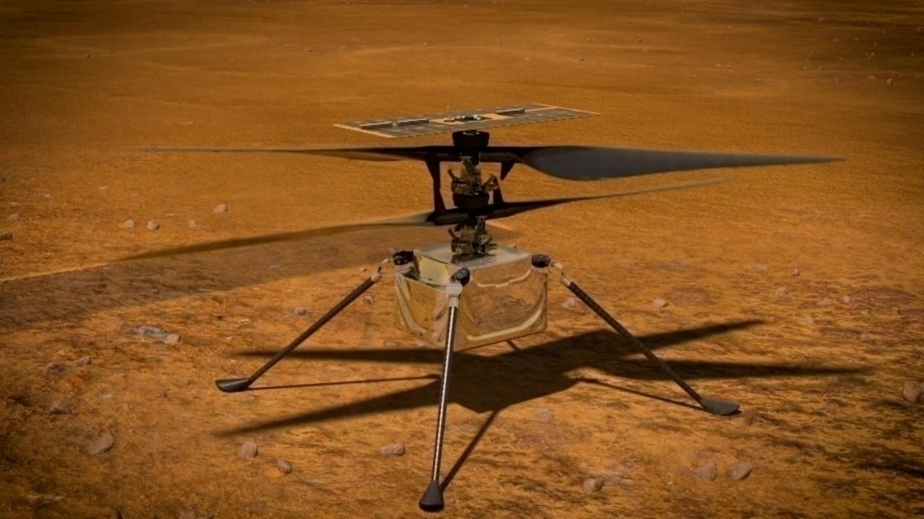 Взгляд со стороны — видео полетов Ingenuity над поверхностью Марса