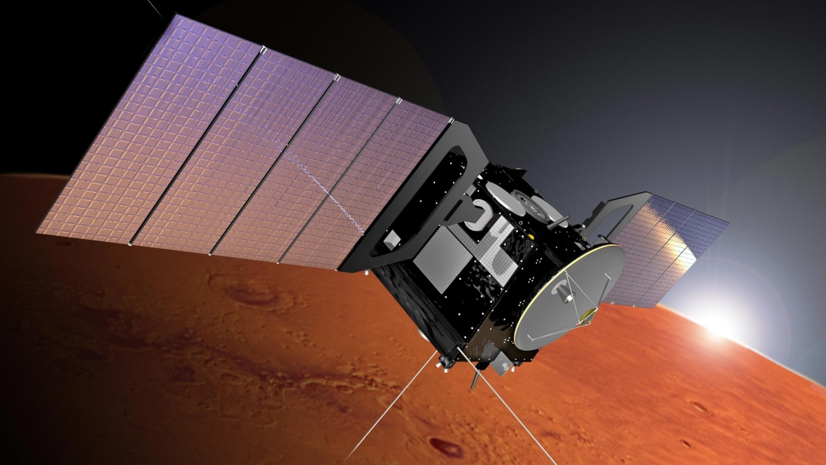 Спутник ESA смог успешно передать сигнал с китайского марсохода