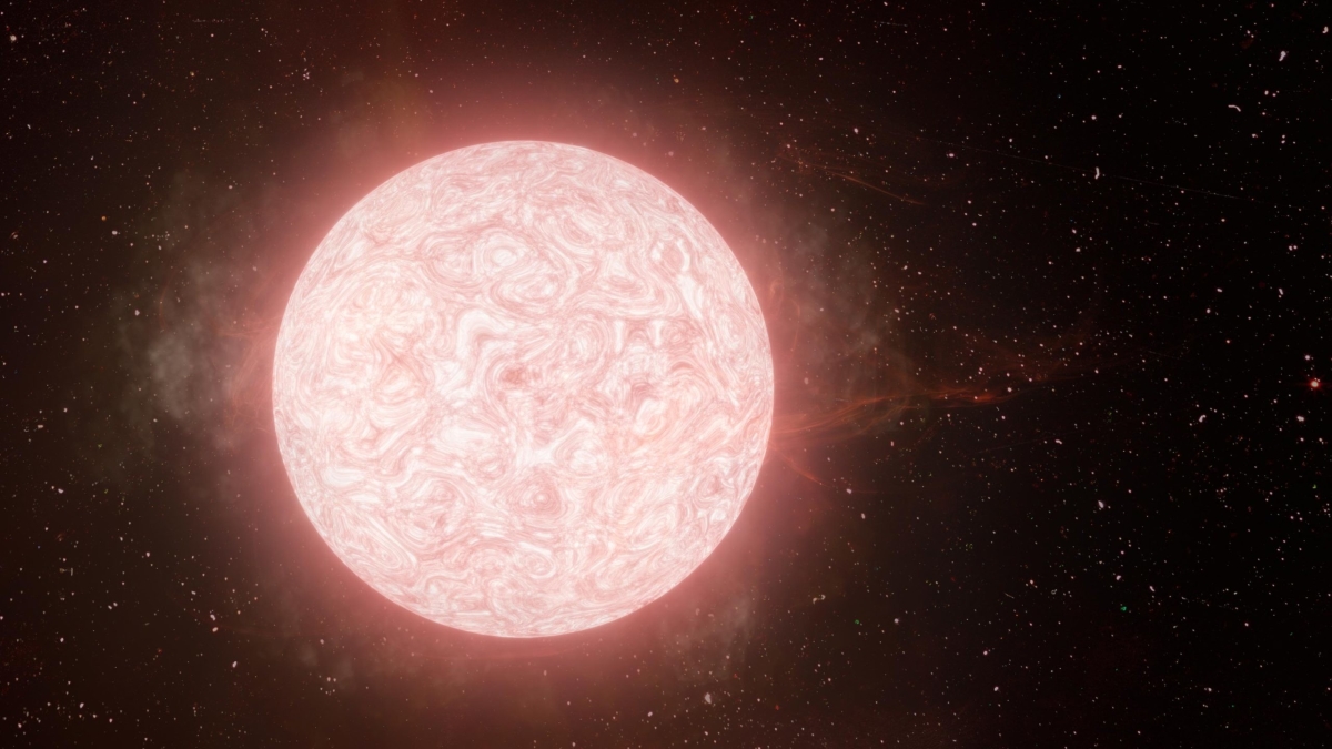 Астрономы запечатлели предсмертную агонию красного сверхгиганта