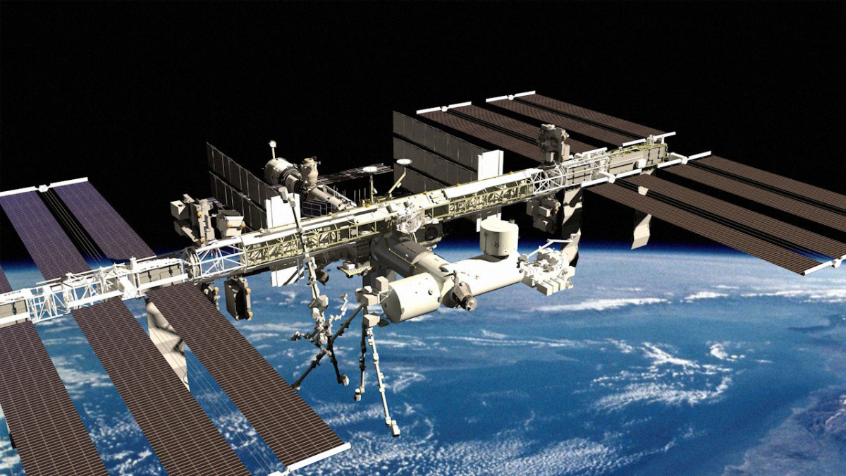 Современная космическая станция картинка