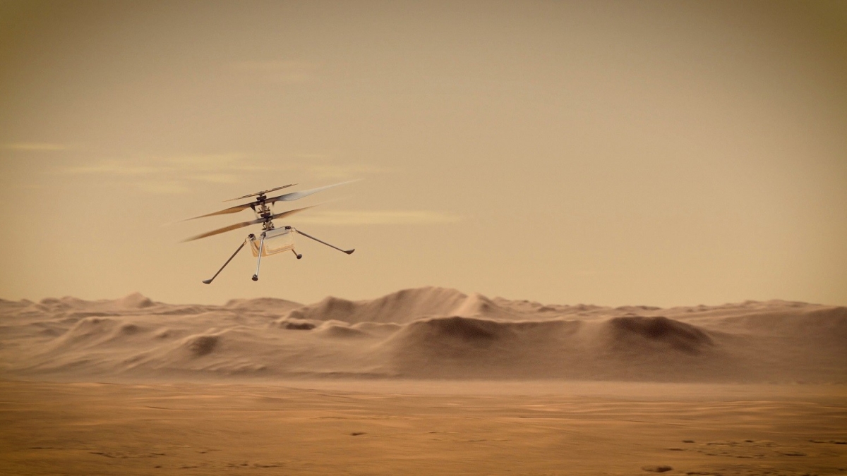 Полеты Ingenuity на Марсе продолжаются — дрон снова взмыл в воздух после недавнего обновления