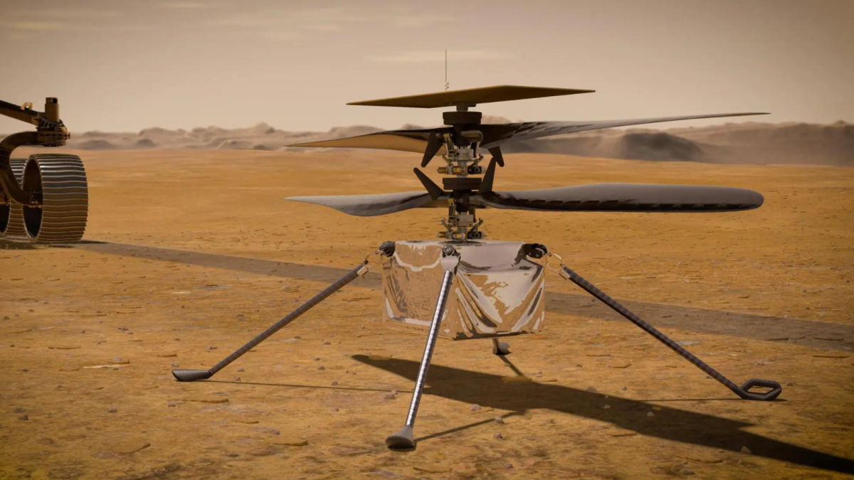 Юбилей Ingenuity — небольшой марсианский вертолет совершил свой 50-ый полет