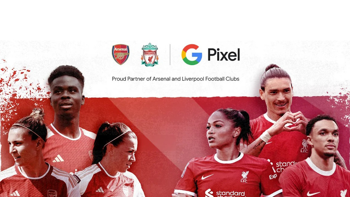 Google Pixel стал официальным смартфоном футбольных клубов "Арсенал" и "Ливерпуль"