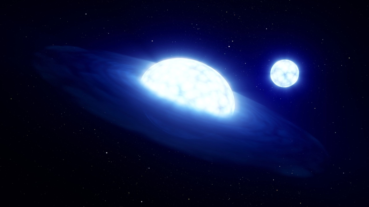 Недавно открытая тройная звездная система будоражит умы ученых