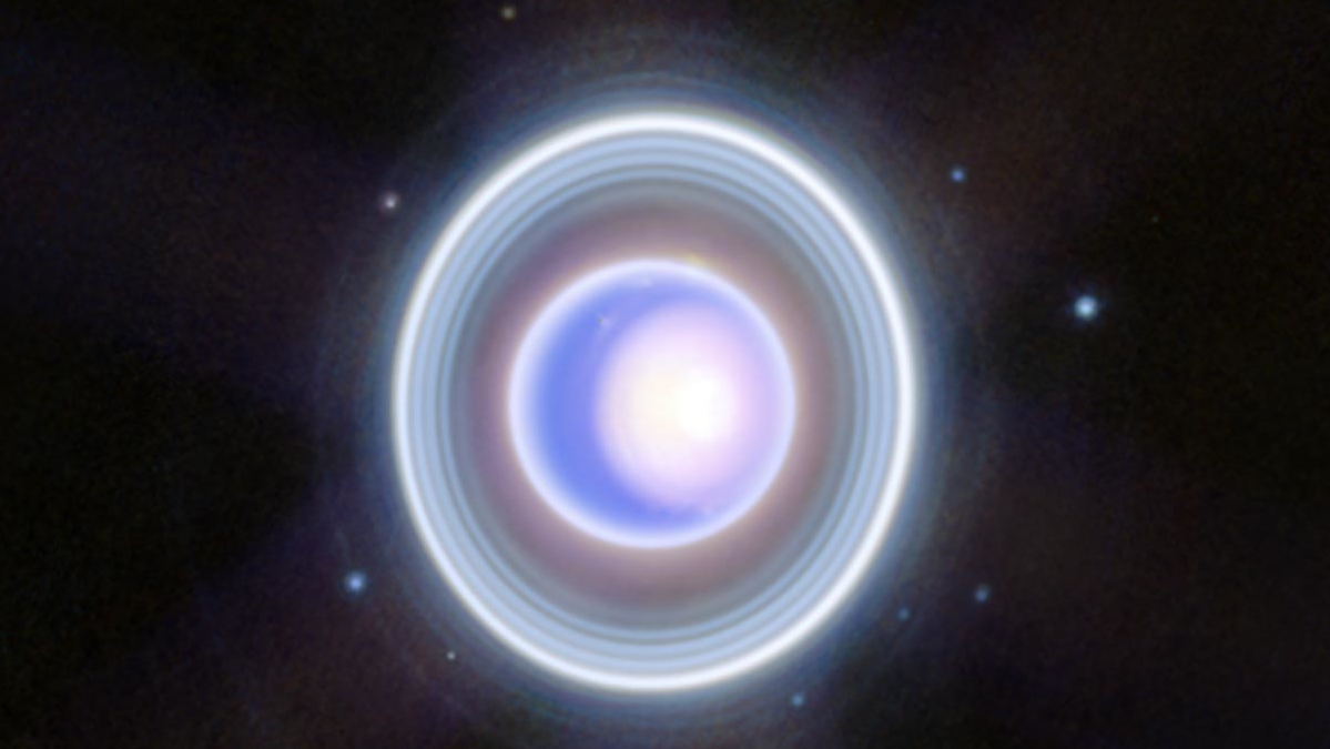 Революционный взгляд JWST на скрытые кольца Урана