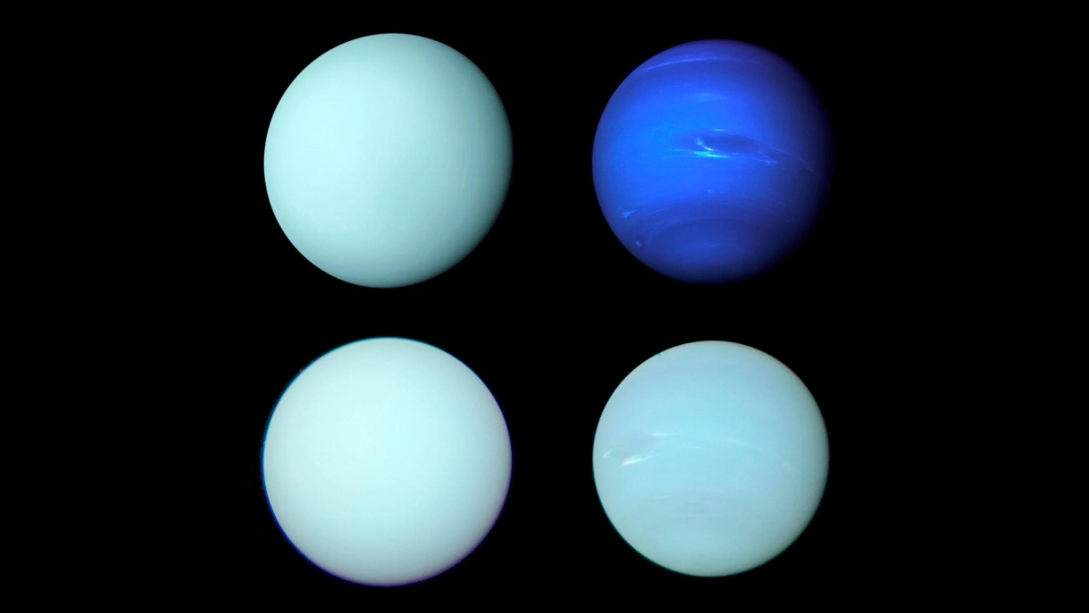 Новые изображения показывают, как на самом деле выглядят Нептун и Уран