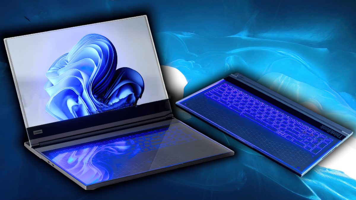 Первый в мире ноутбук с прозрачным экраном покажут на MWC 2024